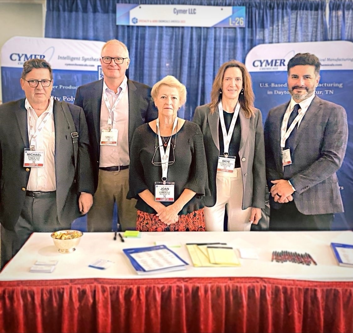 Cymer Chemicals team at chemical conference